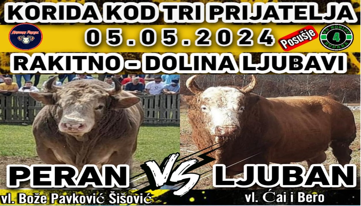 Uskoro tradicionalna korida u Dolini ljubavi u Rakitnu