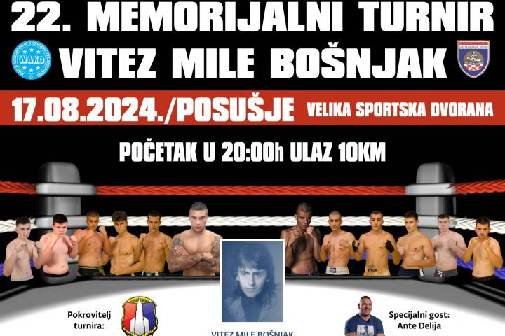 Posušje: 22. memorijalni turnir vitez Mile Bošnjak u subotu donosi deset mečeva